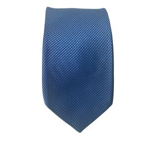 Ted Baker Silk Blue Tie 59” Workwear Classic Luxury Designer Preppy Elegant